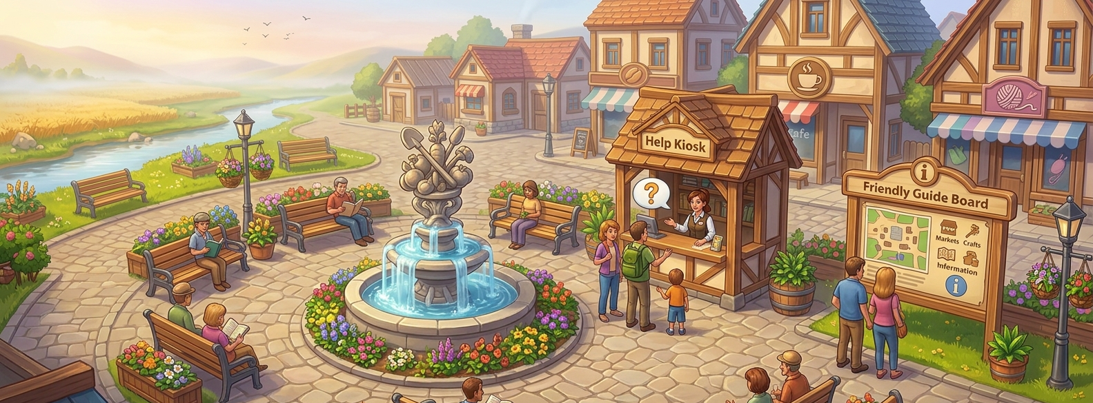 Township-style train and delivery placeholder